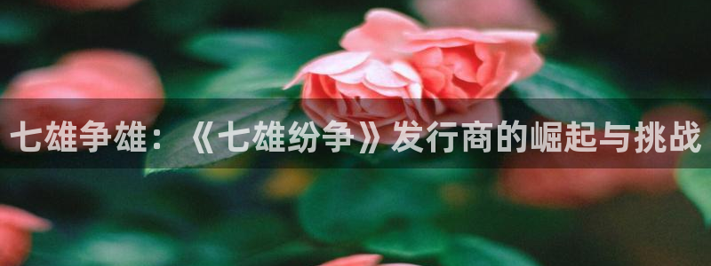 亿万28智邦(北京)品牌策划有限公司：七雄争雄：《七雄纷争》发行商的崛起与挑战