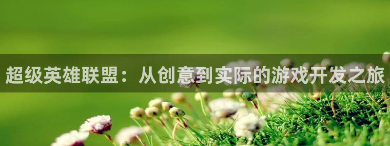 亿万28官网注册地址在哪里查询：超级英雄联盟：从创意到实际的游戏开发之旅