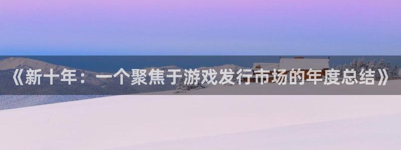 亿万28品牌顾问有限公司：《新十年：一个聚焦于游戏发行市场的年度总结》